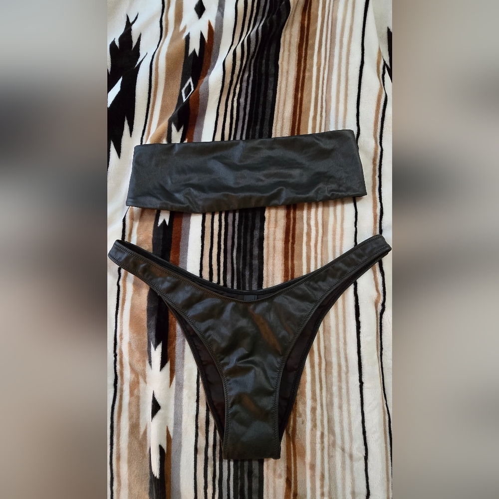 SKIMS Black Bikini Set